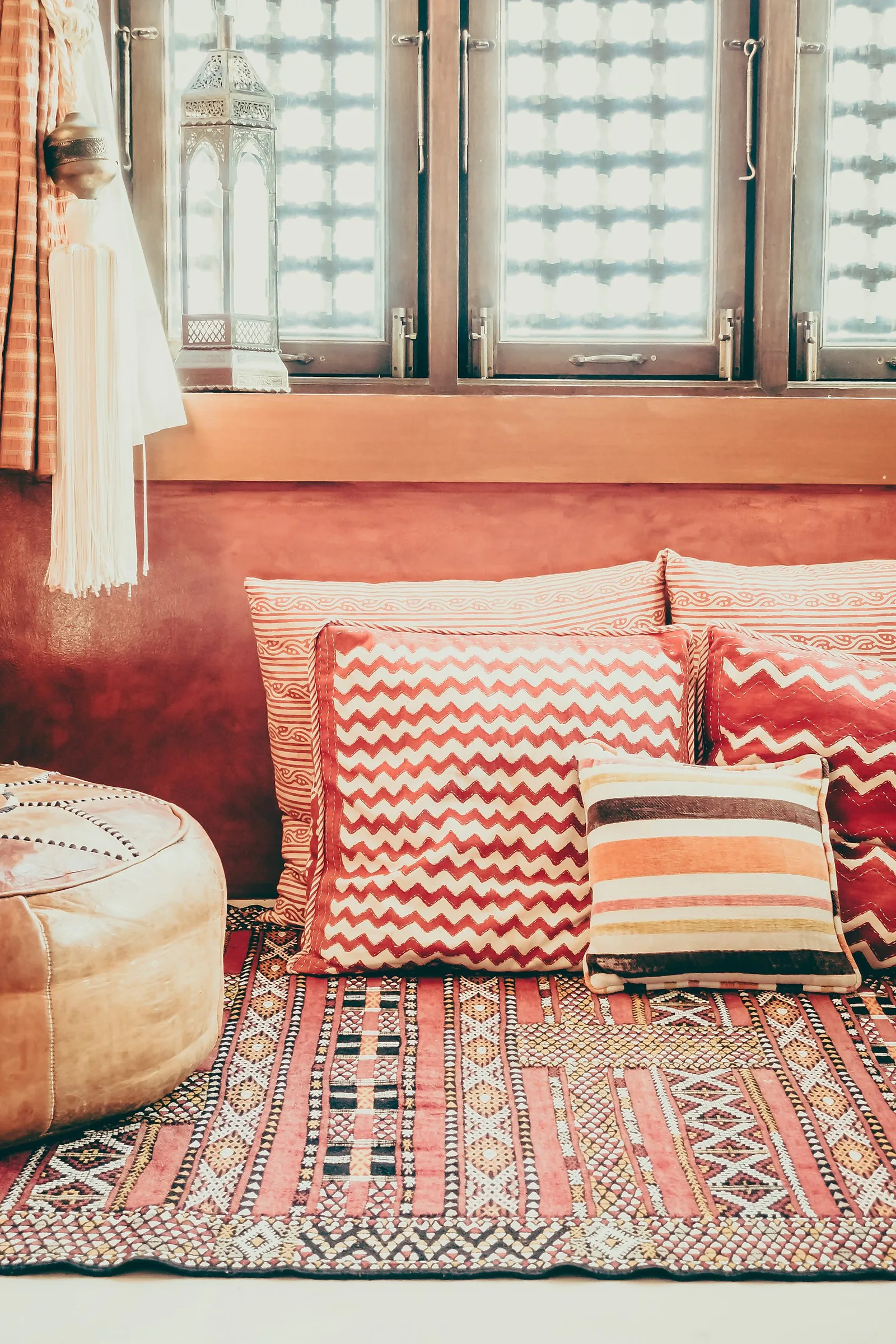 pouf marocain