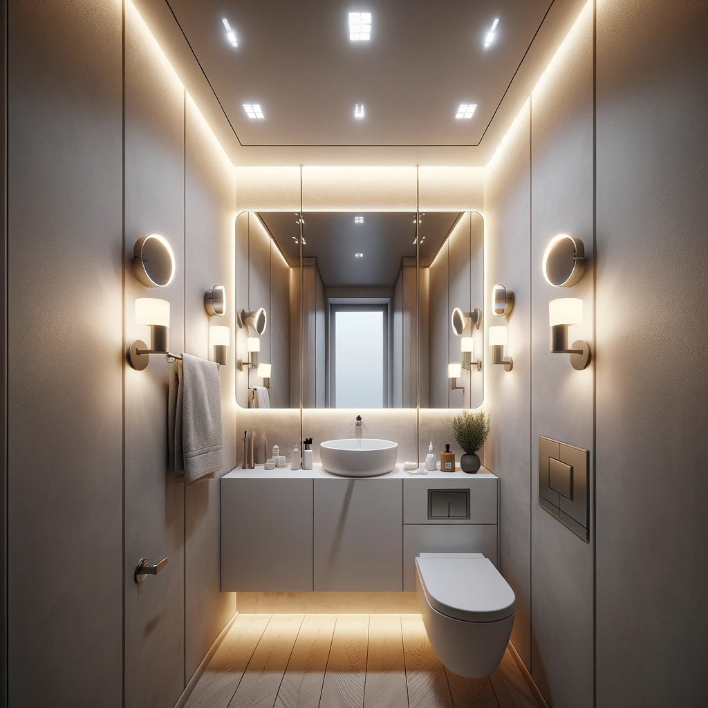 favoriser luminosité petite salle de bain